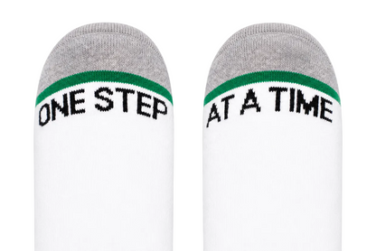 "ONE STEP AT A TIME" (SOCKS)