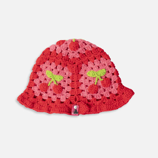 CHERRY CROCHET HAT