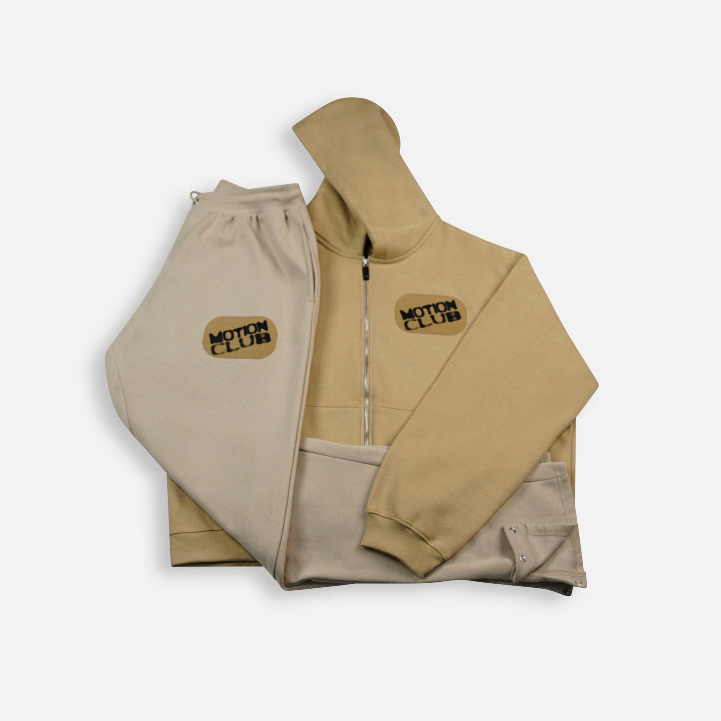 TAN ZIP-UP